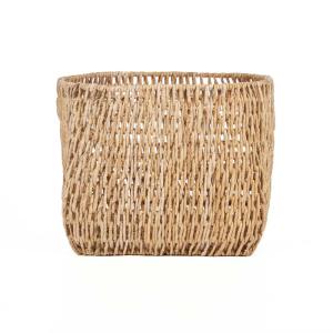 Panier en feuille de bananier et en fer d55
