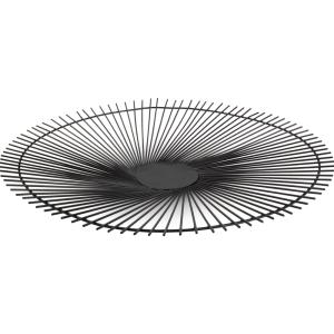 Panier en fil noir en métal 53xh5cm