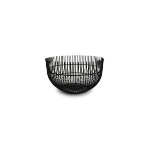 Panier en fil noir en métaux 25xh12cm