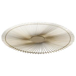 Panier en fil or en métal 53xh5cm