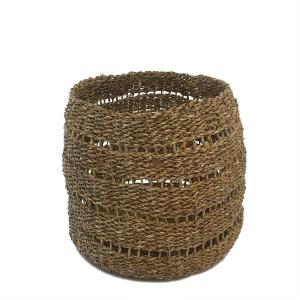 Panier en herbes de mer naturel H35