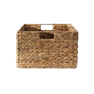 Panier en jacinthe d'eau armature métal - hauteur 20 cm - B…