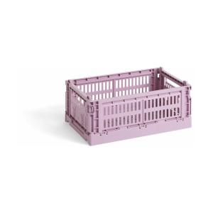 Panier en polypropylène recyclé rose poudré 26,5x17x10,5 cm…