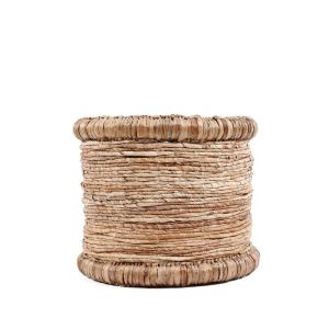 Panier Jacinthe d’eau et Feuille de bananier Marron 38x38x3…