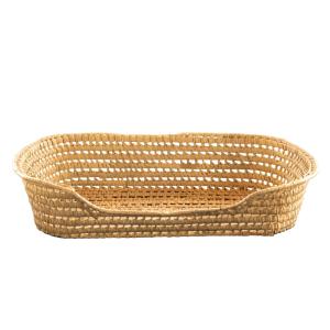 Panier osier pour chien osier naturel 50 x 70