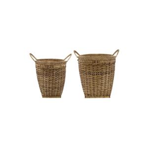 Paniers en bambou clair ( Lot de 2 )