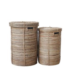Paniers en rotin clair ( Lot de 2 )