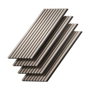 Panneau acoustique 4 pièces Marron 120x40cm