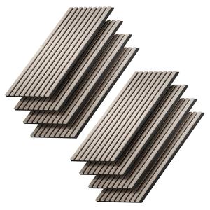 Panneau acoustique 8 pièces Marron 120x40cm