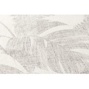 papel pintado hojas gris claro 53 cm x 10,05 m