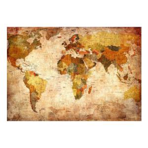 Papier peint ancienne carte du monde 300 x 210 cm