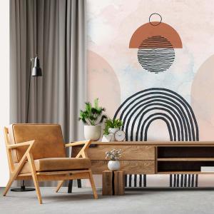 Papier peint arches et horizons 208x270 cm