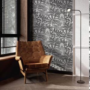 Papier peint broderie tropicale 1005x52cm