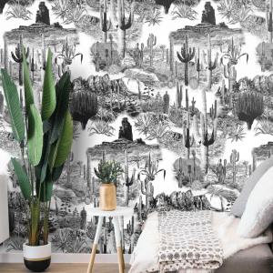 Papier Peint Cactus,papier écologique fin,200x280cm,8 feuil…