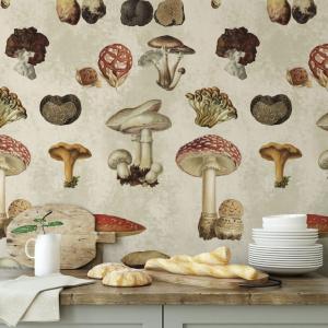Papier Peint Champignons,papier écologique fin,200x280cm,8…