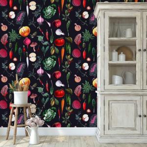 Papier Peint Cuisine,papier écologique fin,200x280cm,8 feui…