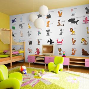 Papier peint enfant learning by playing 550x270