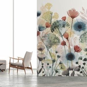Papier peint fleurs bouquet des champs 208x270 cm