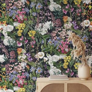 Papier Peint Fleurs,papier écologique fin,200x280cm,8 feuil…