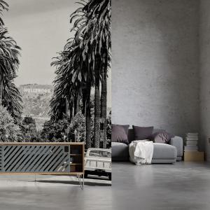 Papier peint Hollywood n&b 208x270 cm
