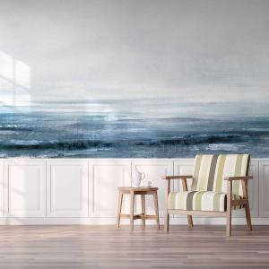 Papier peint horizon bleu 364x270 cm
