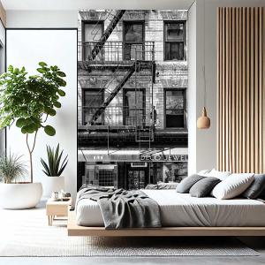 Papier peint immeuble Brooklyn 156x270 cm