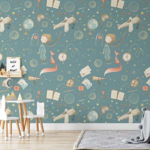 Papier Peint Le Petit Prince Papier Véritable,200x280cm,8 f…