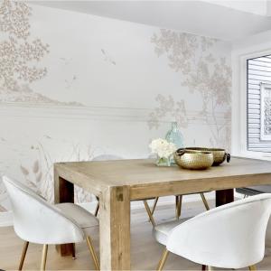 Papier peint panoramique côtes sauvages beige 375x250cm