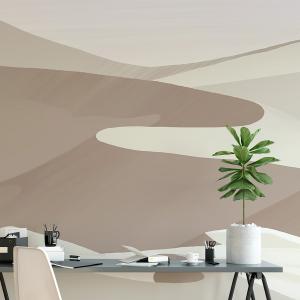 Papier peint panoramique dunes 170 x 250 cm beige