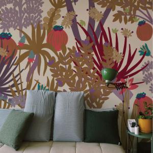 Papier peint panoramique jungle cactus beige 375x250cm-made…
