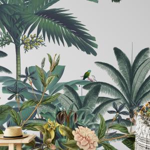 Papier peint panoramique jungle forêt tropicale Zen Bloom 2…