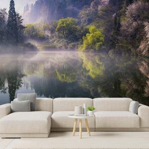 Papier peint panoramique lac de montagne 364x270cm