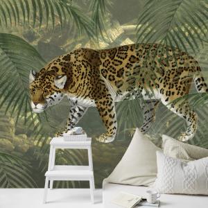 Papier peint panoramique léopard 280x200cm
