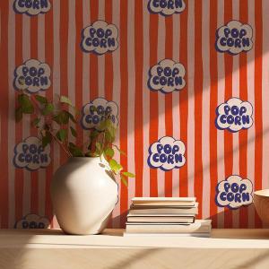 Papier peint papier style pop corn 156x270 cm