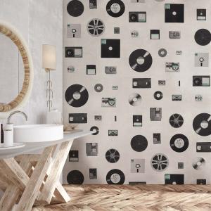 Papier peint vintage 52x1000 cm