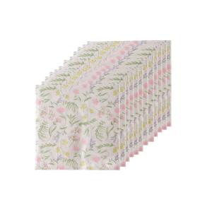 Paquet de 20 serviettes en papier fleurs printannières 16.5…
