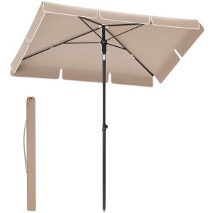 Parasol 230 x 150 cm Inclinable sur 30° dans les 2 sens tau…