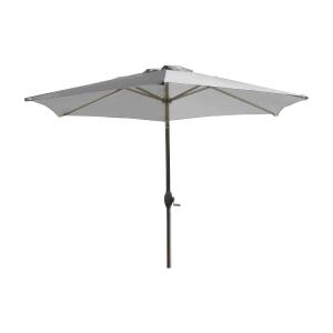 Parasol à manivelle en aluminium  et toile