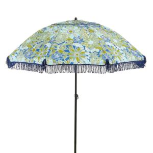 Parasol Bloem Bleu Polyester H238xl220xL220cm