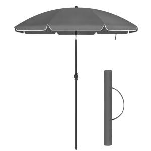 Parasol de 160 cm hauteur réglable avec sac de transport gr…