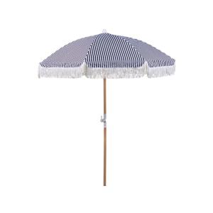 Parasol de jardin 150 cm  noirblanc