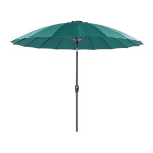 Parasol de jardin ⌀ 2.55 m vert émeraude