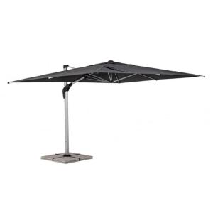 Parasol de jardin en aluminium avec mât en aluminium et toi…