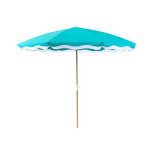 Parasol de jardin en tissu 232 cm turquoise bleu