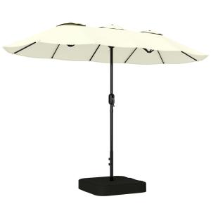 Parasol de jardin extérieur avec base et sacs de sable poly…
