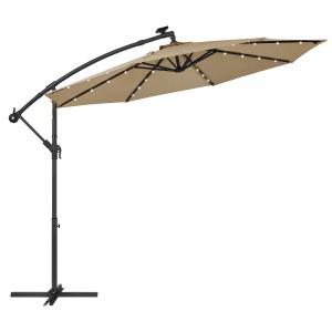 Parasol de jardin extérieur déporté Ø 3 m