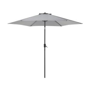 Parasol de jardin gris foncé ⌀ 270 cm