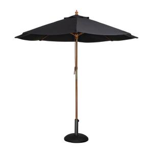 Parasol de terrasse de 2,5 m à poulie professionnel noir…