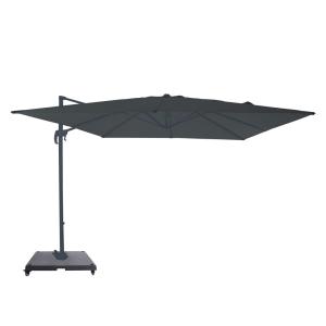 Parasol déporté anthracite 300 x 300 cm