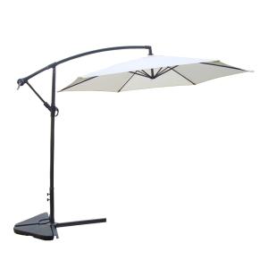 Parasol déporté diamètre 3m écru